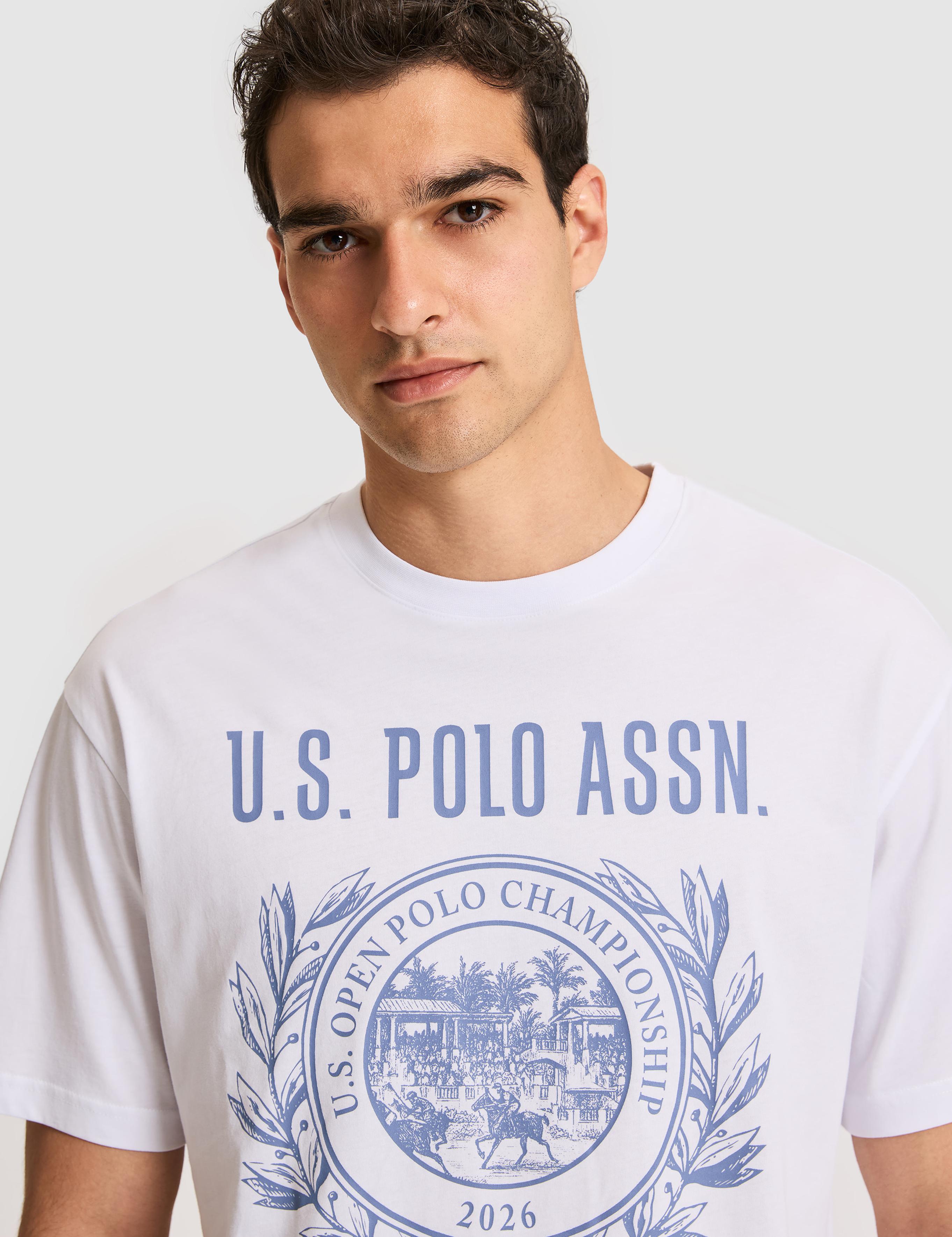 تی شرت یقه گرد ریلکس مردانه یو اس پولو | U.S. Polo Assn. - تصویر 2