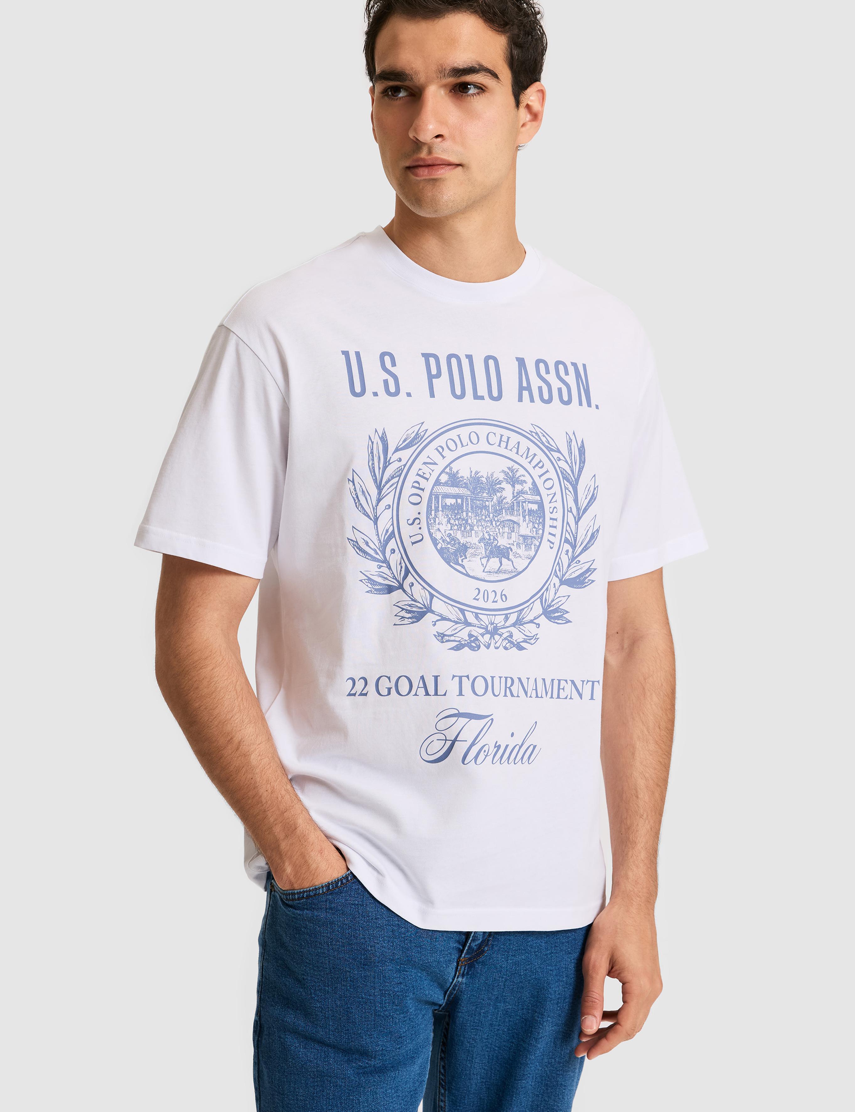 تی شرت یقه گرد ریلکس مردانه یو اس پولو | U.S. Polo Assn. - تصویر 3