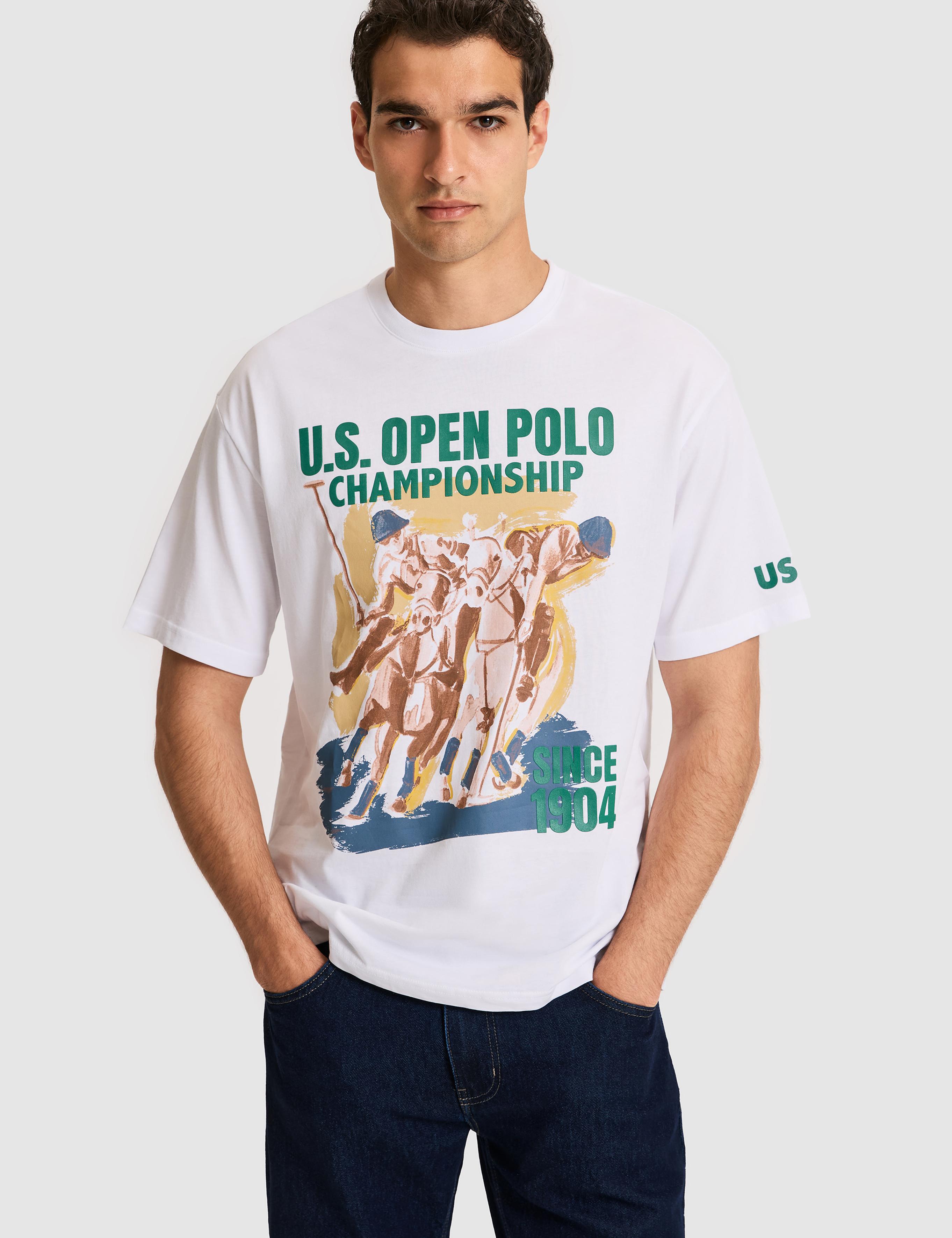 تی شرت یقه گرد ریلکس مردانه یو اس پولو | U.S. Polo Assn. - تصویر 3
