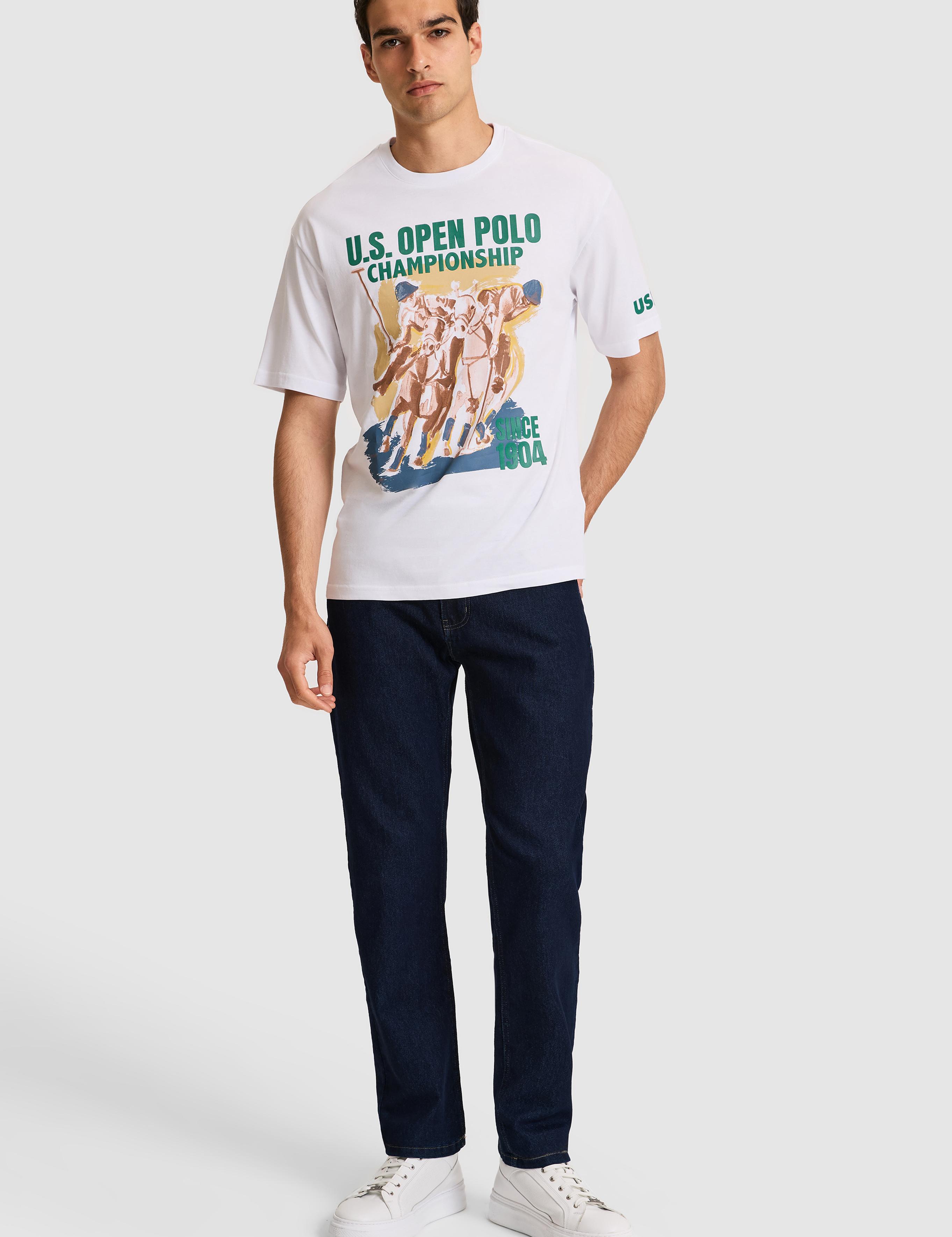 تی شرت یقه گرد ریلکس مردانه یو اس پولو | U.S. Polo Assn. - تصویر 5