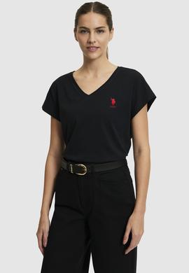 Kadın Siyah Basic Tişört - 50323541039