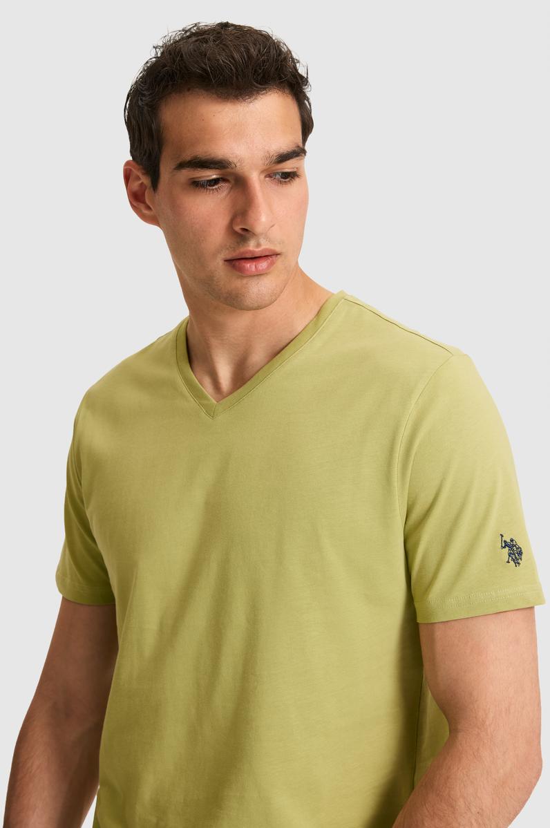 Erkek Yeşil Basic Tişört