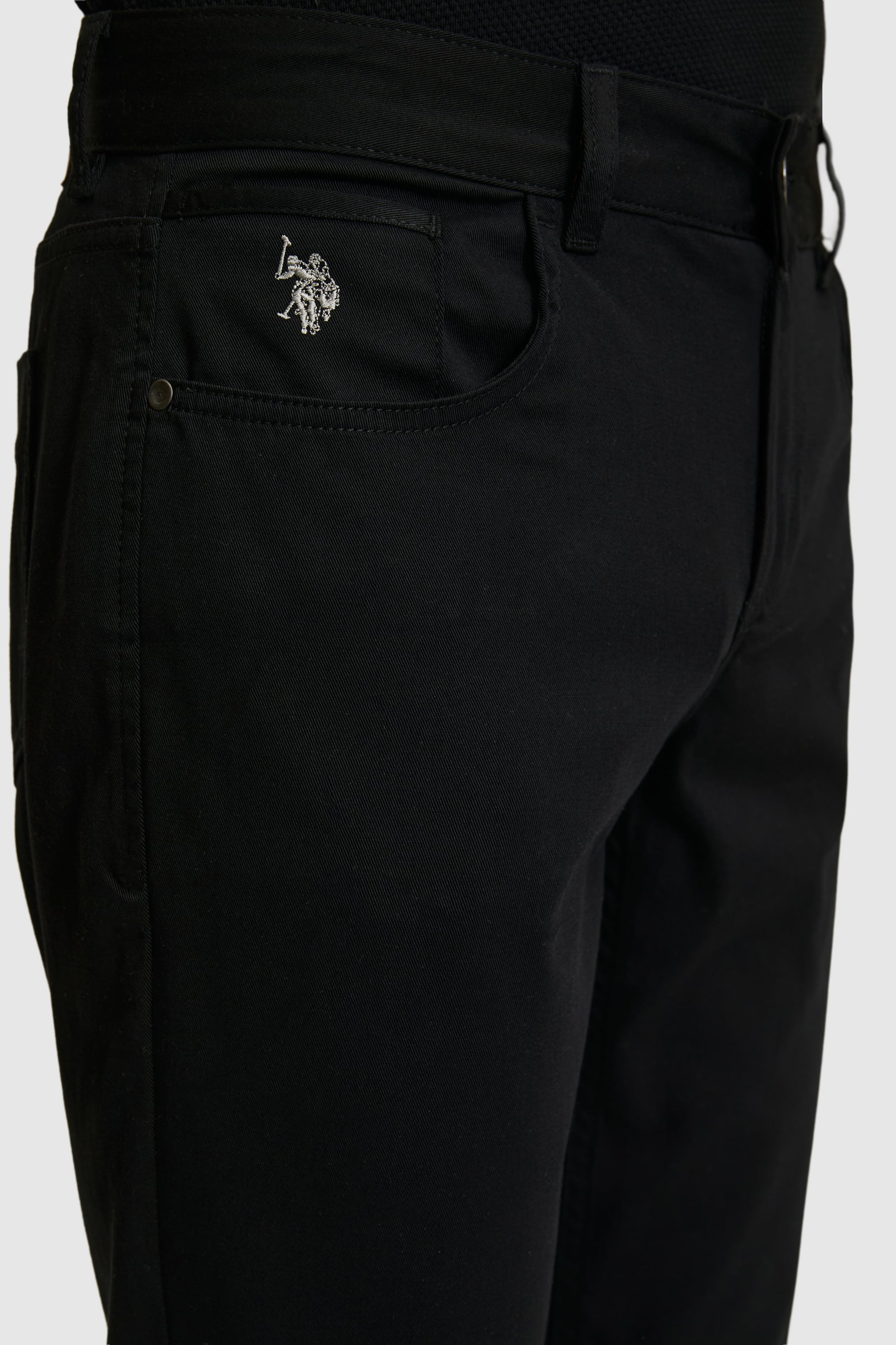 Erkek Siyah Kanvas Pantolon - 50322341284