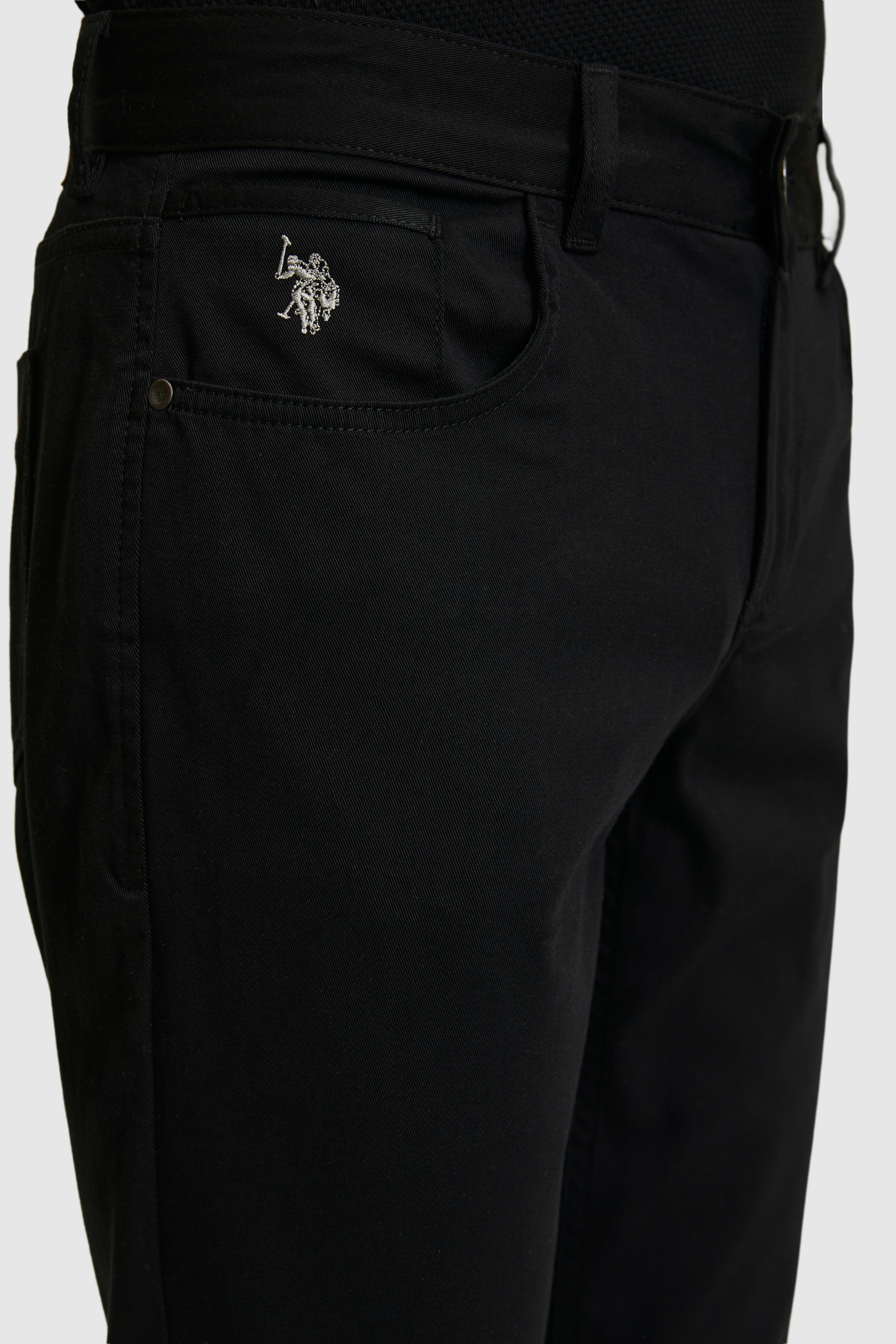 Erkek Siyah Kanvas Pantolon - Image 6