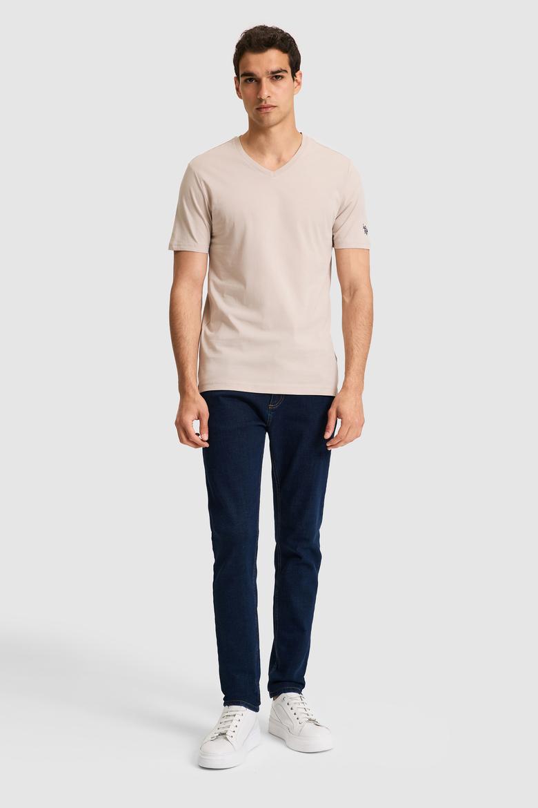 Erkek Taş Basic Tişört - 50326944084