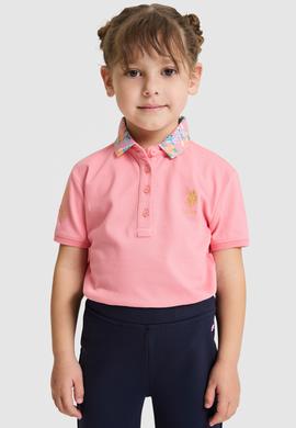 Kız Çocuk Pembe Basic Tişört - 50298192037