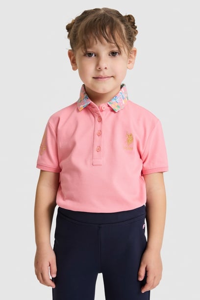 Kız Çocuk Pembe Basic Tişört