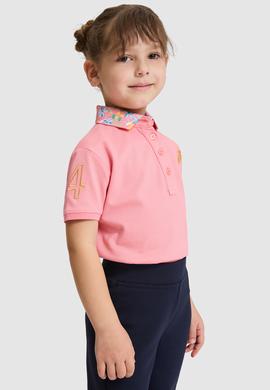 Kız Çocuk Pembe Basic Tişört - 50298192037