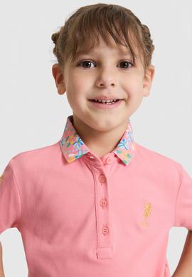 Kız Çocuk Pembe Basic Tişört - 50298192037