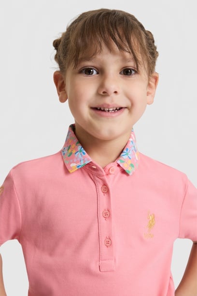 Kız Çocuk Pembe Basic Tişört