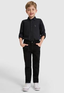 Erkek Çocuk Siyah Jean Pantolon - 50323932004