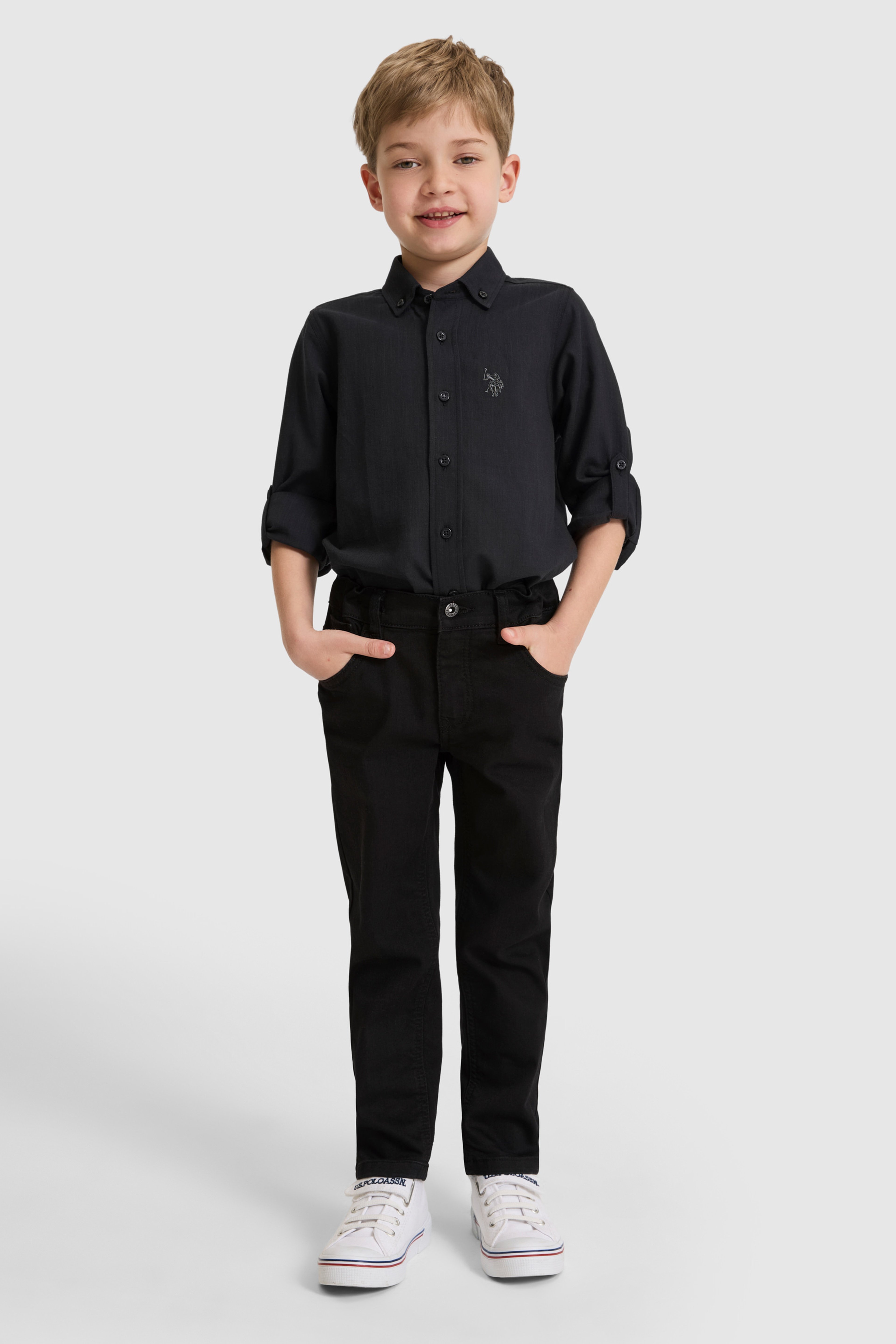 Erkek Çocuk Siyah Jean Pantolon - Image 1