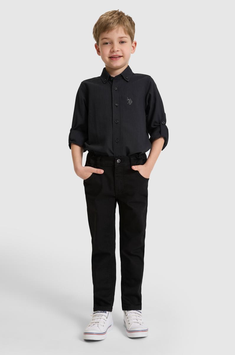 Erkek Çocuk Siyah Jean Pantolon