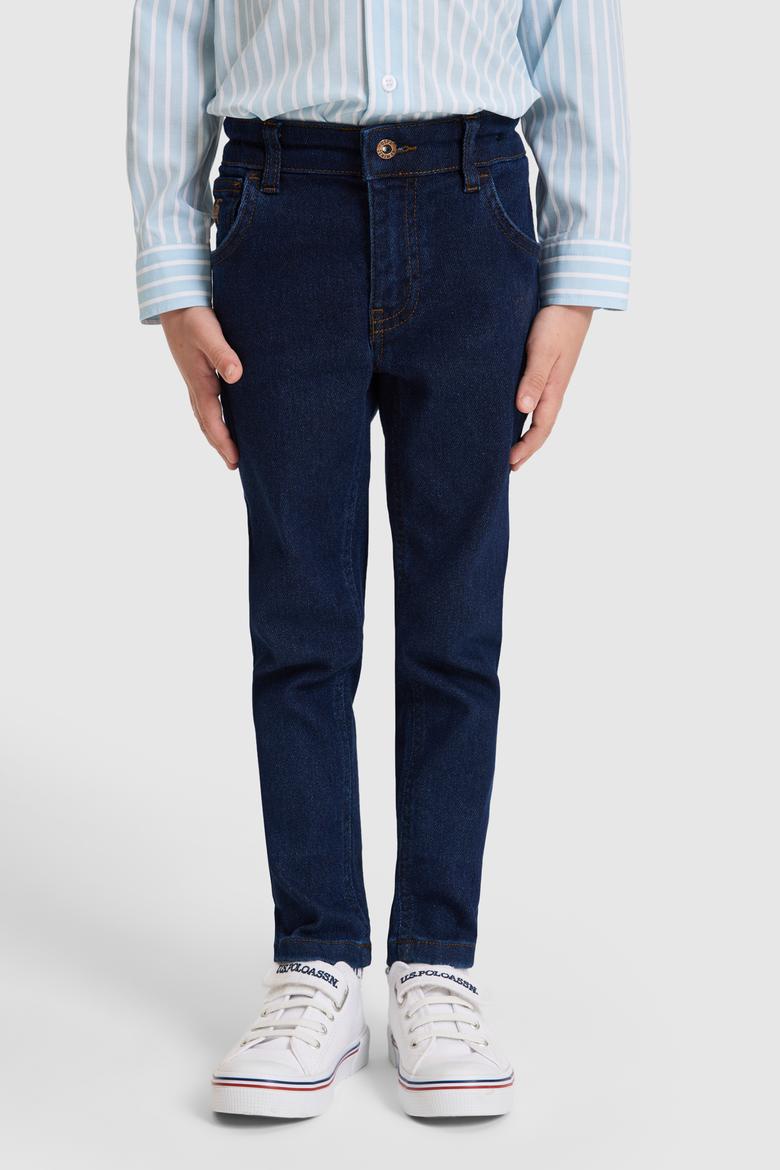 Erkek Çocuk Koyu Mavi Jean Pantolon - 50321531005