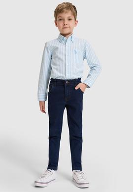 Erkek Çocuk Koyu Mavi Jean Pantolon - 50321531005
