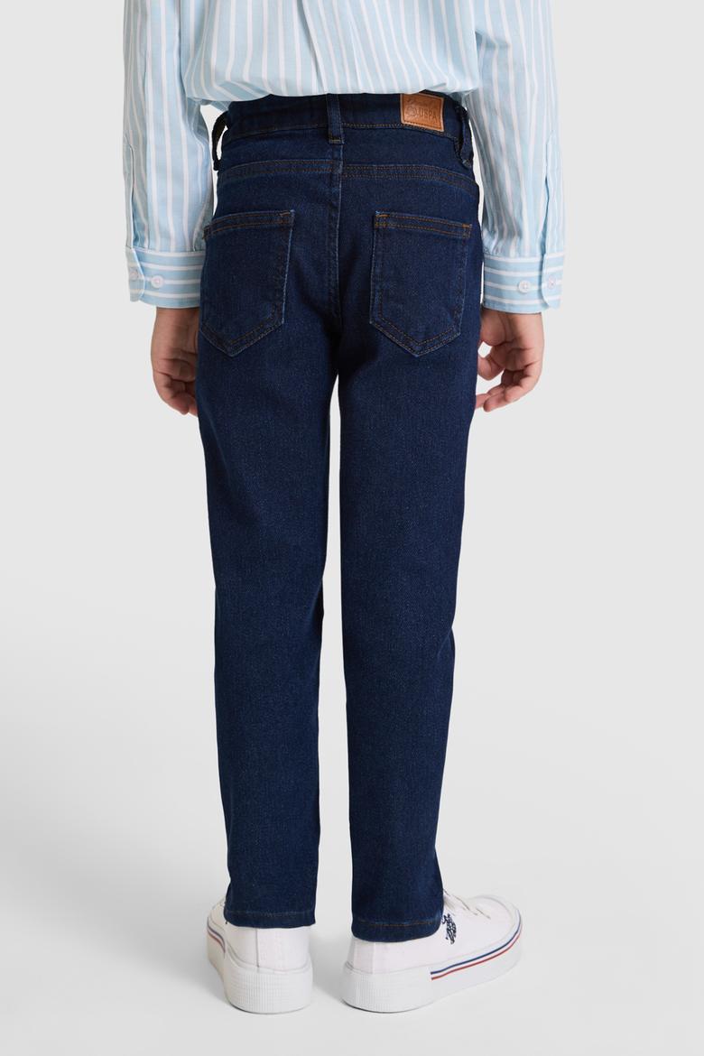 Erkek Çocuk Koyu Mavi Jean Pantolon - 50321531005