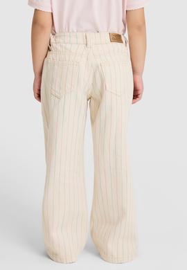 Kız Çocuk Ekru Jean Pantolon - 50321527009