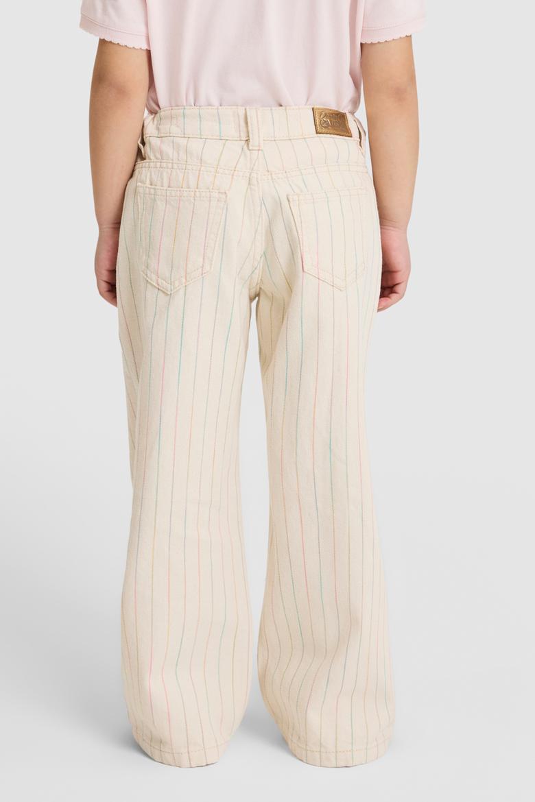 Kız Çocuk Ekru Jean Pantolon - 50321527009