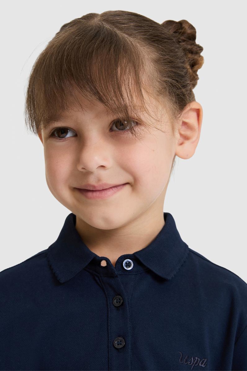 Kız Çocuk Lacivert Basic Tişört