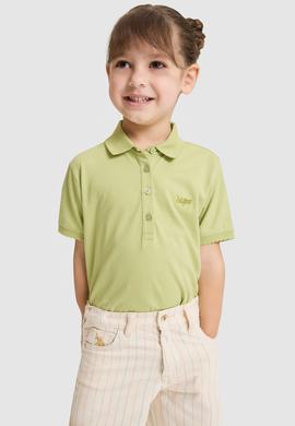 Kız Çocuk Yeşil Basic Tişört - 50328218084