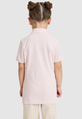 Kız Çocuk Açık Pembe Basic Tişört - 50328218062