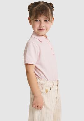 Kız Çocuk Açık Pembe Basic Tişört - 50328218062