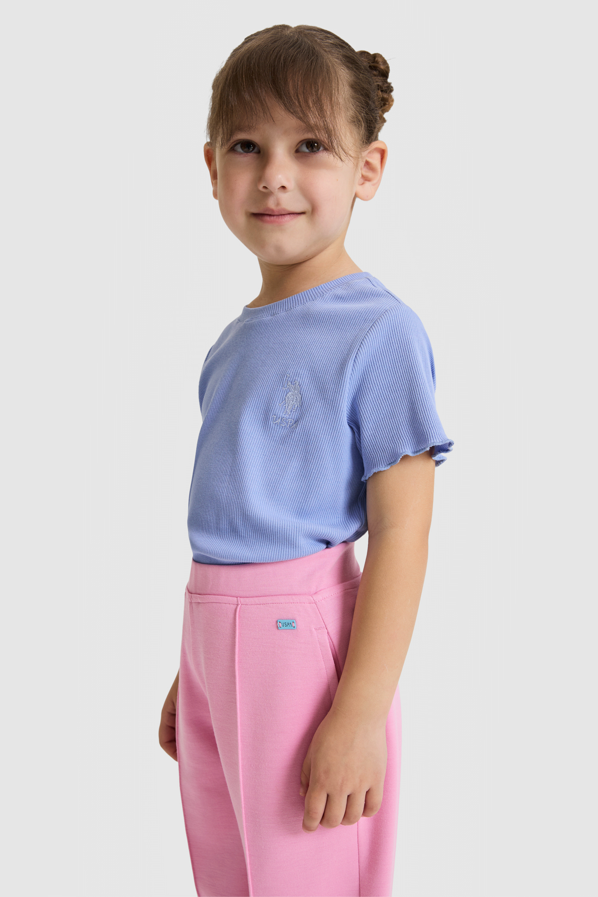Kız Çocuk MOR Basic Tişört - 50325610047