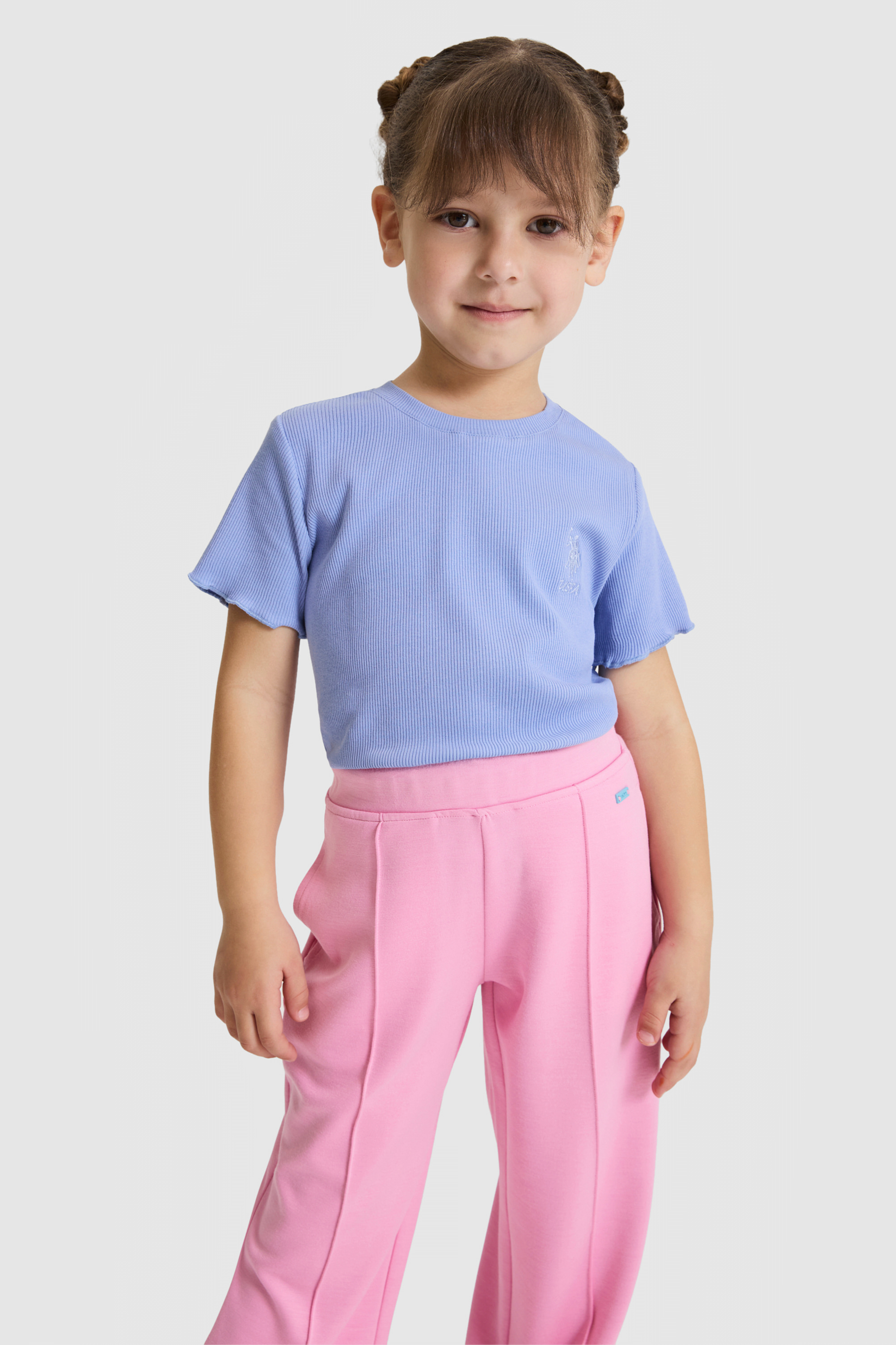 Kız Çocuk MOR Basic Tişört