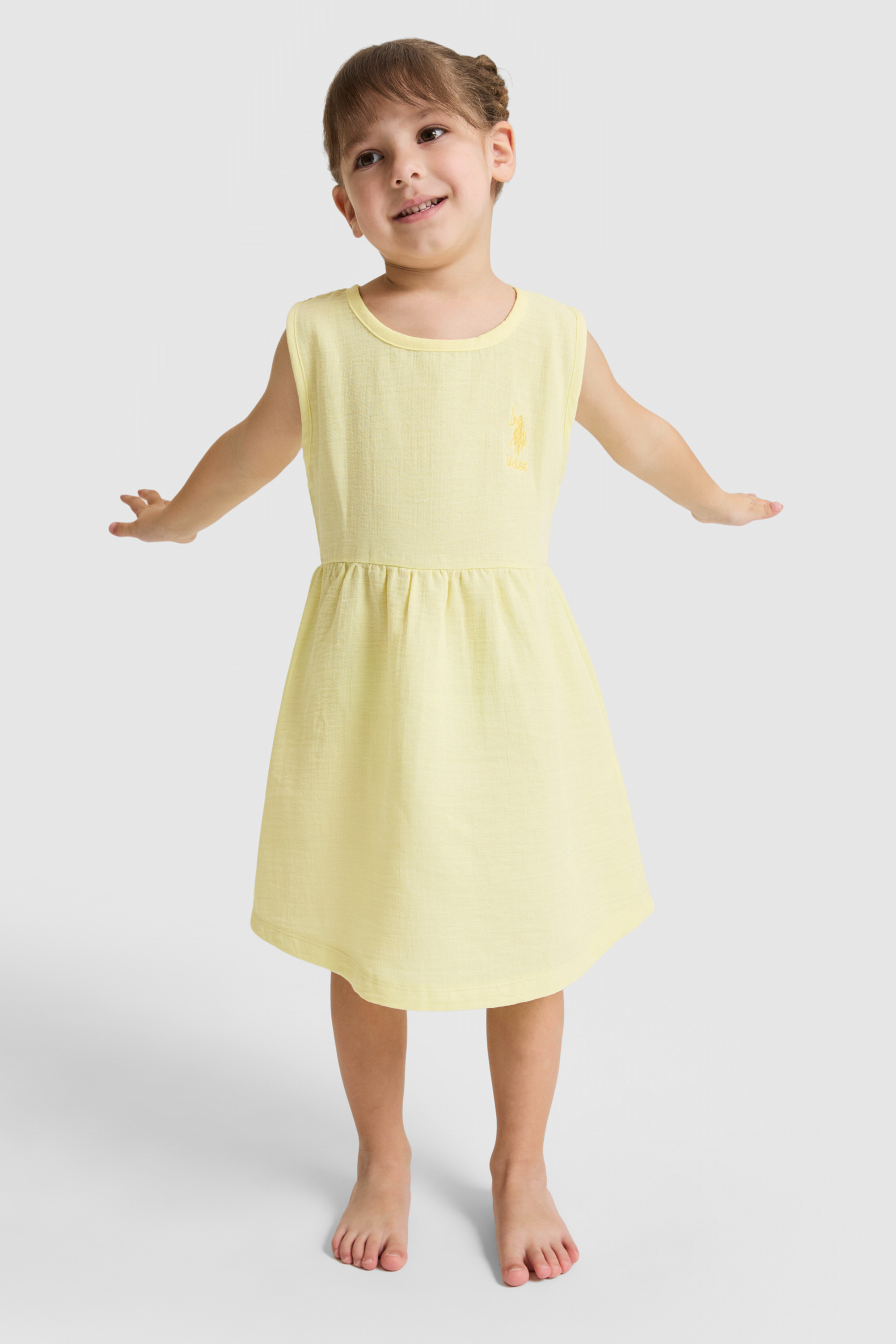 Kız Çocuk Sarı Pijama Takımı - 50326613012