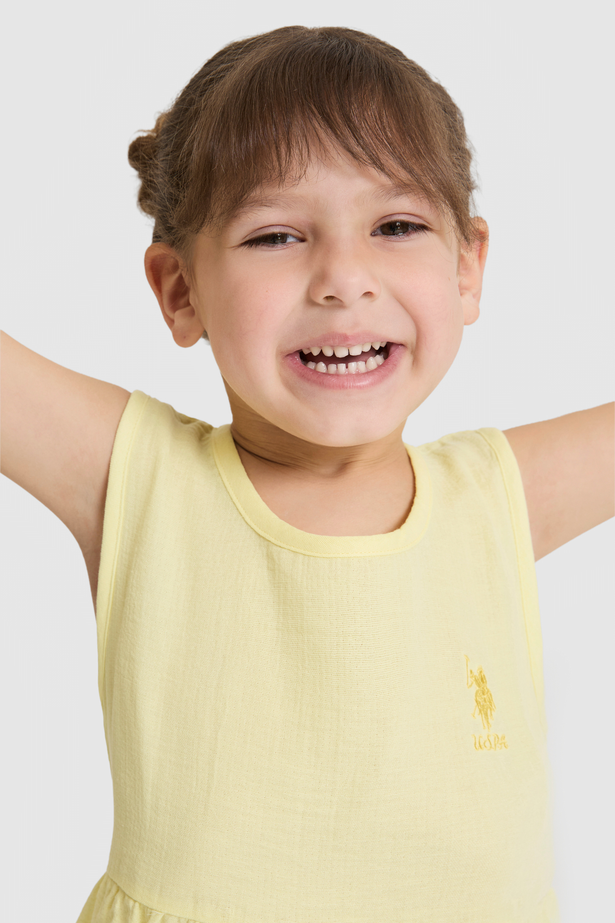 Kız Çocuk Sarı Pijama Takımı - 50326613012
