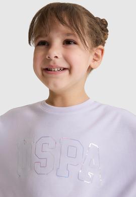 Kız Çocuk Lila Tişört - 50325722005
