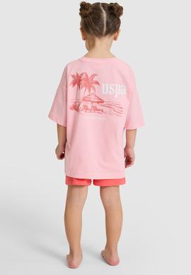 Kız Çocuk Somon Pijama Takımı - 50326612007