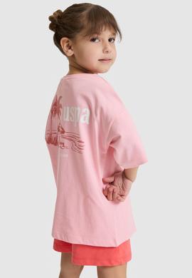 Kız Çocuk Somon Pijama Takımı - 50326612007