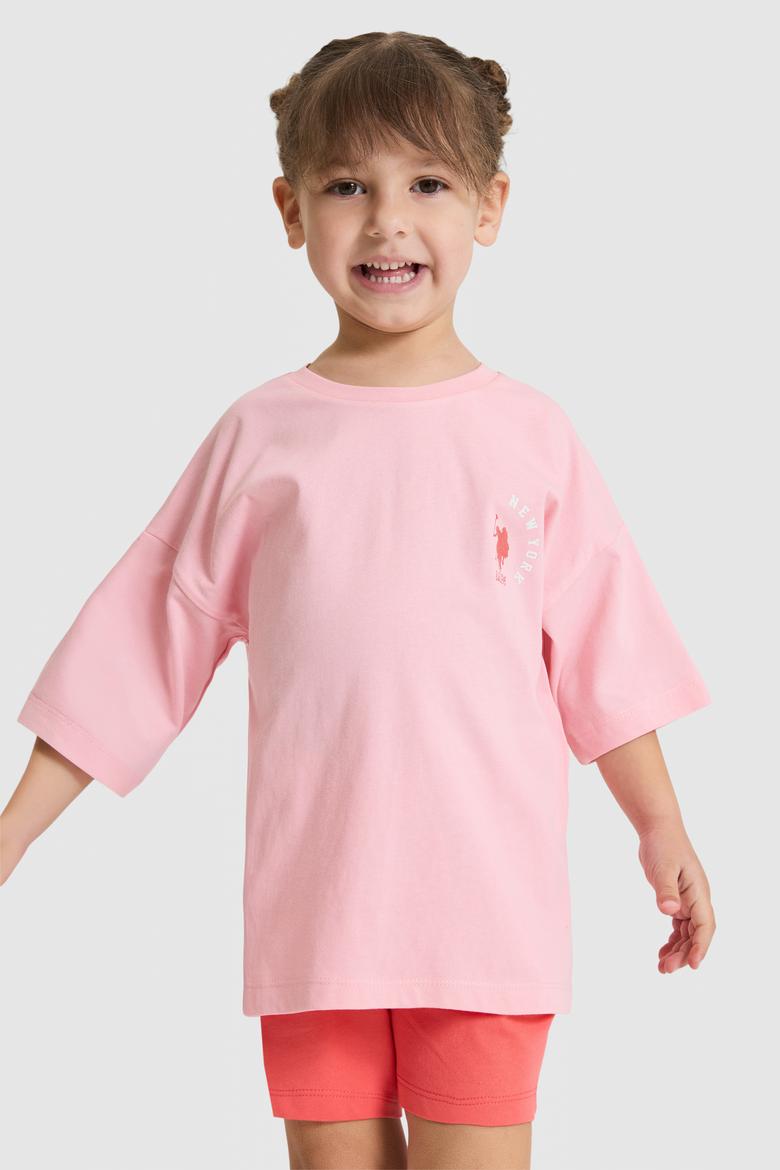 Kız Çocuk Somon Pijama Takımı - 50326612007