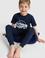 Erkek Çocuk Lacivert Pijama Takımı