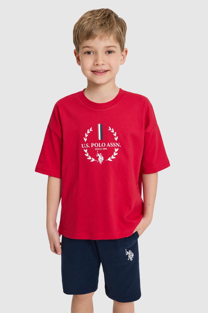 Erkek Çocuk Kırmızı Pijama Takımı