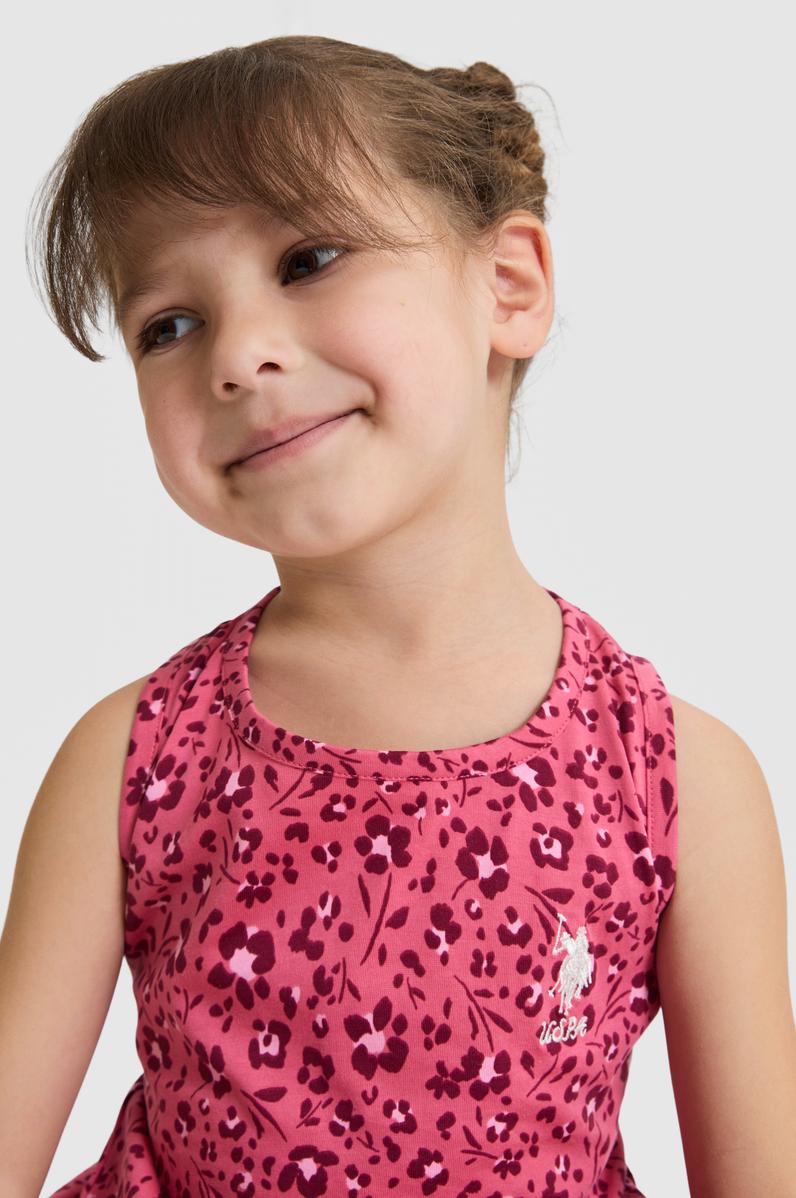 Kız Çocuk Pembe Pijama Takımı