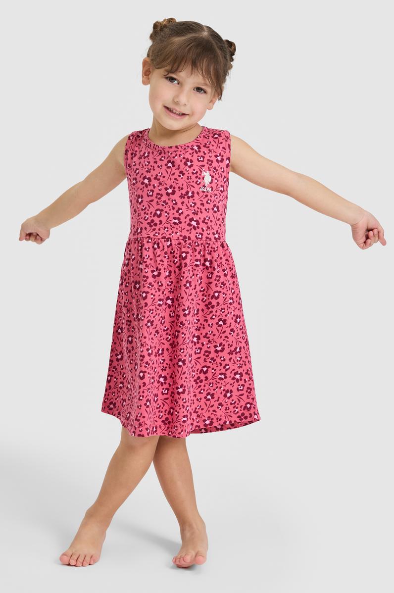 Kız Çocuk Pembe Pijama Takımı