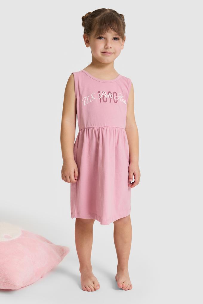 Kız Çocuk Pembe Pijama Takımı
