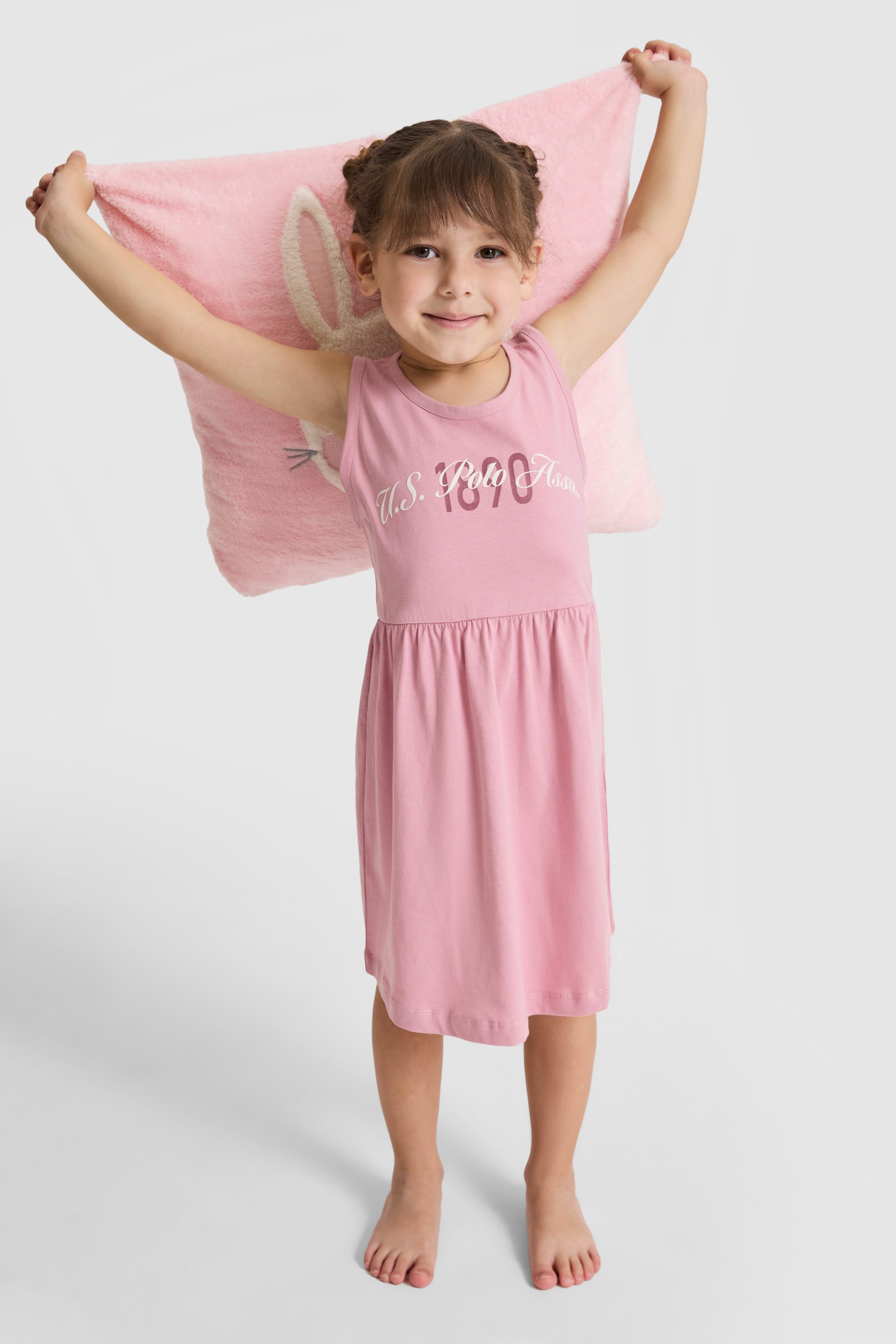 Kız Çocuk Pembe Pijama Takımı - 50327336004