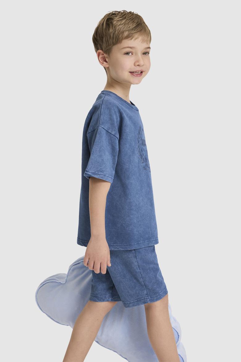 Erkek Çocuk Koyu İndigo Pijama Takımı - 50327313007