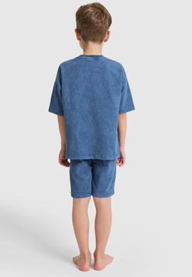 Erkek Çocuk Koyu İndigo Pijama Takımı - 50327313007