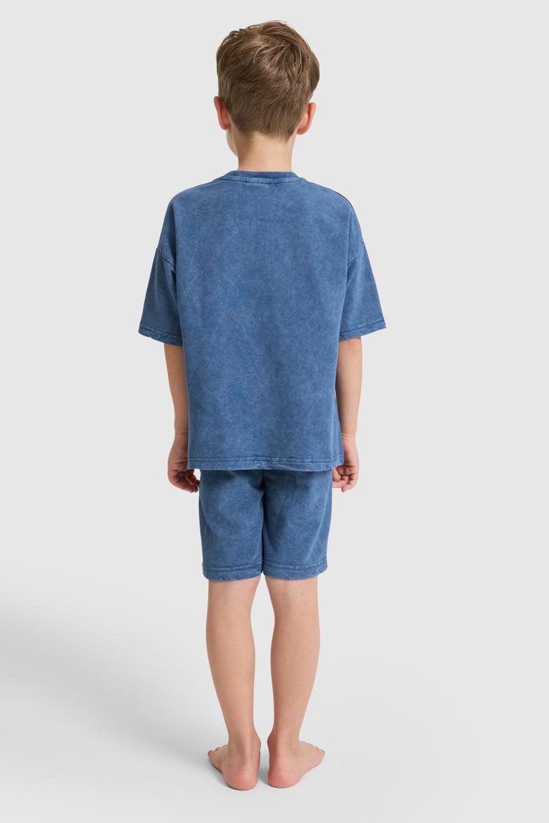 Erkek Çocuk Koyu İndigo Pijama Takımı - 50327313007