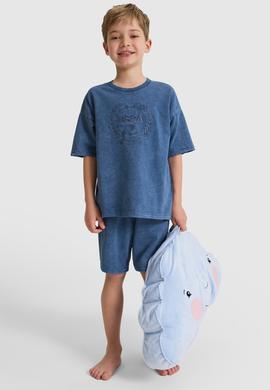 Erkek Çocuk Koyu İndigo Pijama Takımı - 50327313007