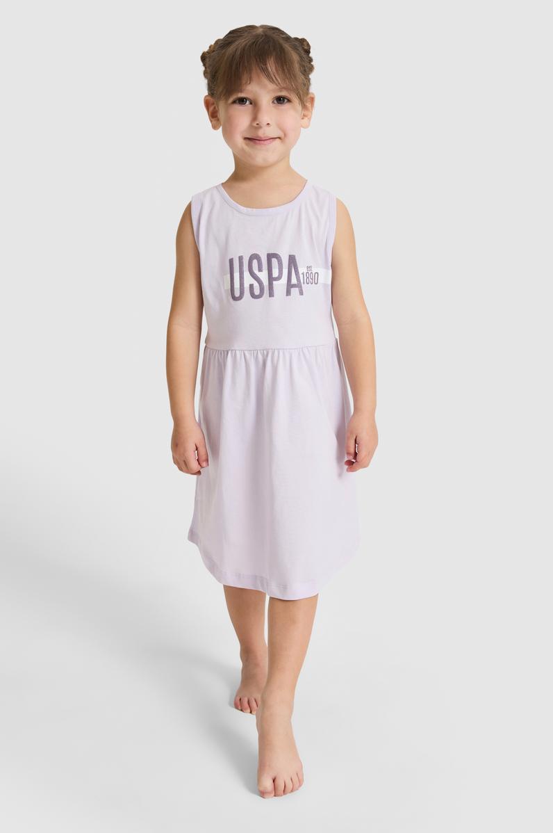 Kız Çocuk Lila Pijama Takımı