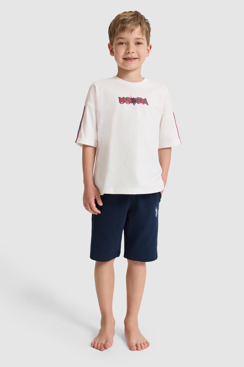 Erkek Çocuk Beyaz Pijama Takımı - 50327249007