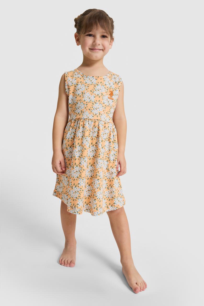 Kız Çocuk Turuncu Pijama Takımı - 50327333003