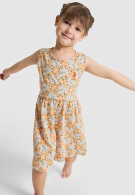 Kız Çocuk Turuncu Pijama Takımı - 50327333003