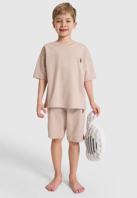 Erkek Çocuk Kum Pijama Takımı - 50327093011