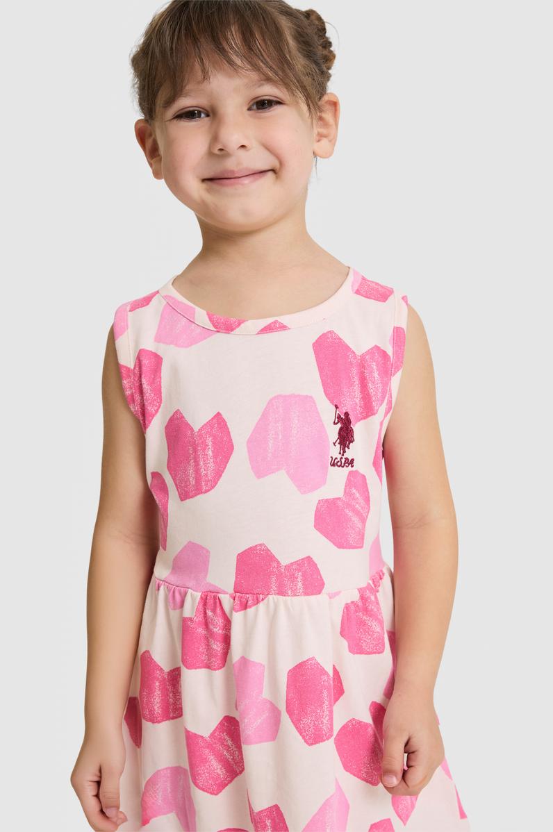 Kız Çocuk Pembe Pijama Takımı